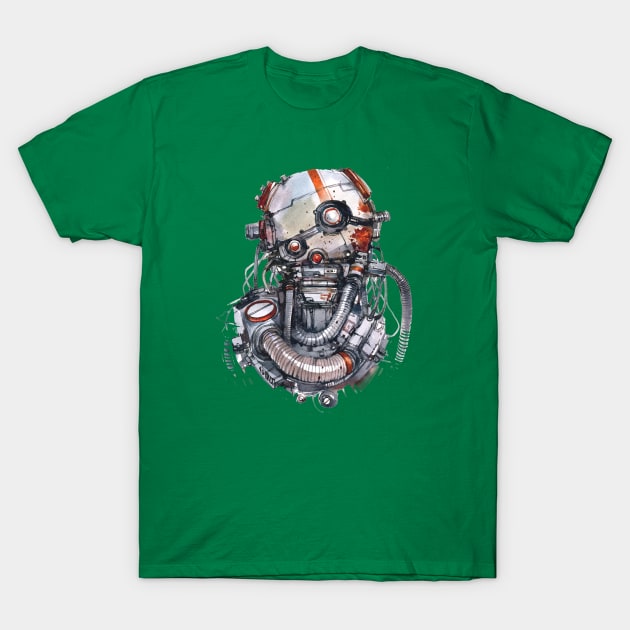 Watercolor Bot_5 T-Shirt by Ninja Jo